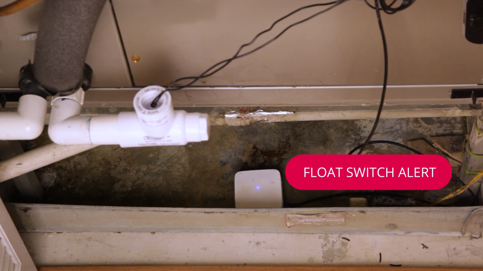 How to minimize drain pan water damage VIDEO Receive float switch