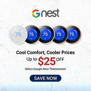 Google Nest Thermostat Savings up to $25 Off