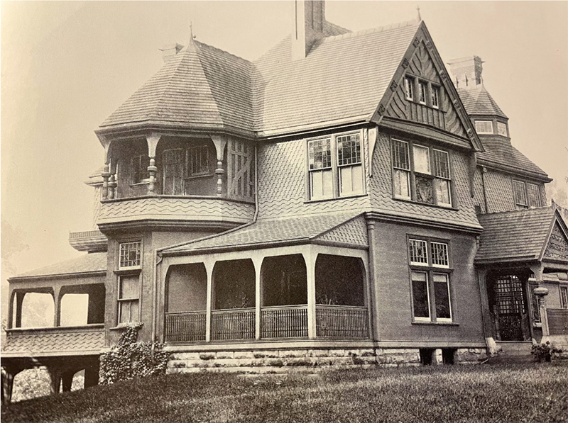 Old house with sleeping porch