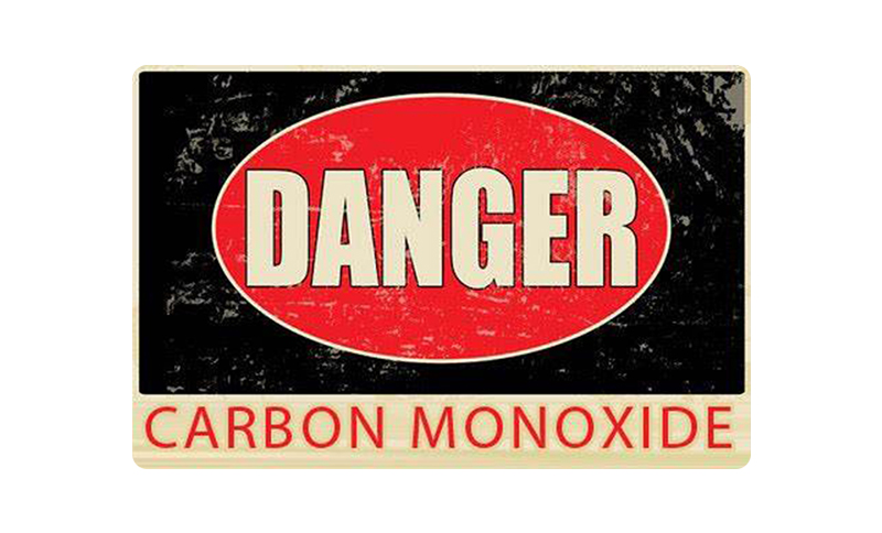 Carbon Monoxide Danger sign