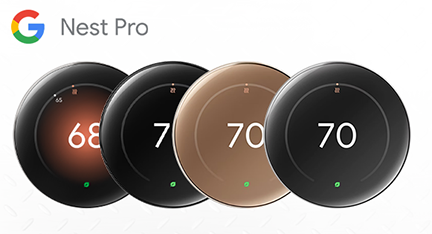 Google Nest Learning Thermostat (4th Gen) + Temp Sensor